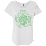 T-Shirts Heather White / X-Small Jabba Malt Triblend Dolman Sleeve