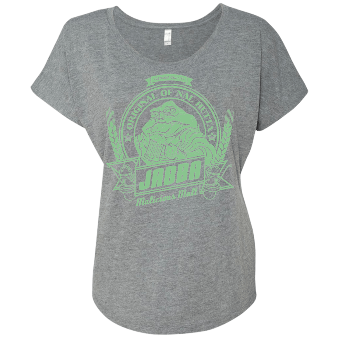 T-Shirts Premium Heather / X-Small Jabba Malt Triblend Dolman Sleeve