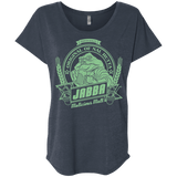 T-Shirts Vintage Navy / X-Small Jabba Malt Triblend Dolman Sleeve