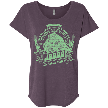 T-Shirts Vintage Purple / X-Small Jabba Malt Triblend Dolman Sleeve
