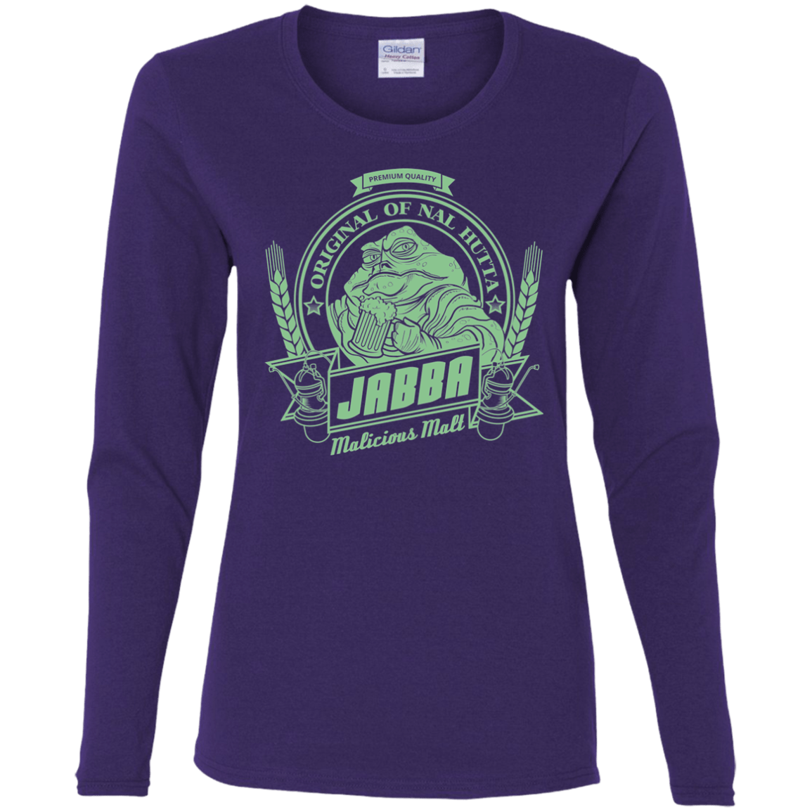 T-Shirts Purple / S Jabba Malt Women's Long Sleeve T-Shirt