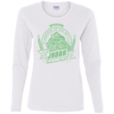 T-Shirts White / S Jabba Malt Women's Long Sleeve T-Shirt