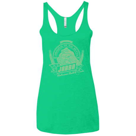 T-Shirts Envy / X-Small Jabba Malt Women's Triblend Racerback Tank