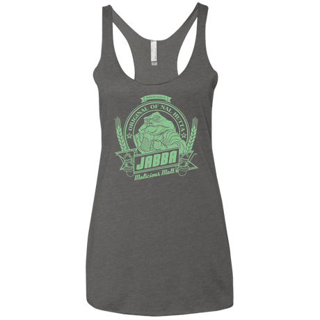 T-Shirts Premium Heather / X-Small Jabba Malt Women's Triblend Racerback Tank