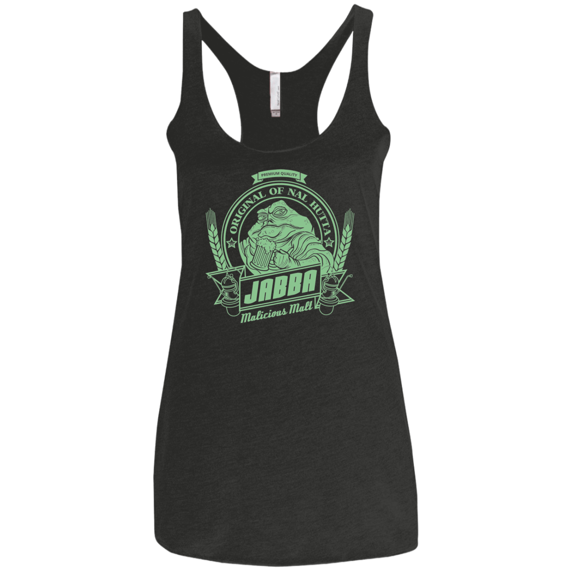 T-Shirts Vintage Black / X-Small Jabba Malt Women's Triblend Racerback Tank