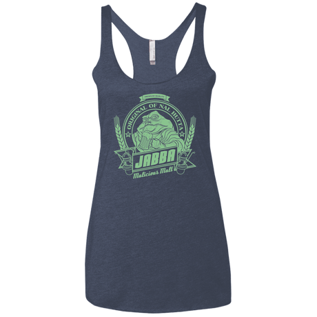 T-Shirts Vintage Navy / X-Small Jabba Malt Women's Triblend Racerback Tank