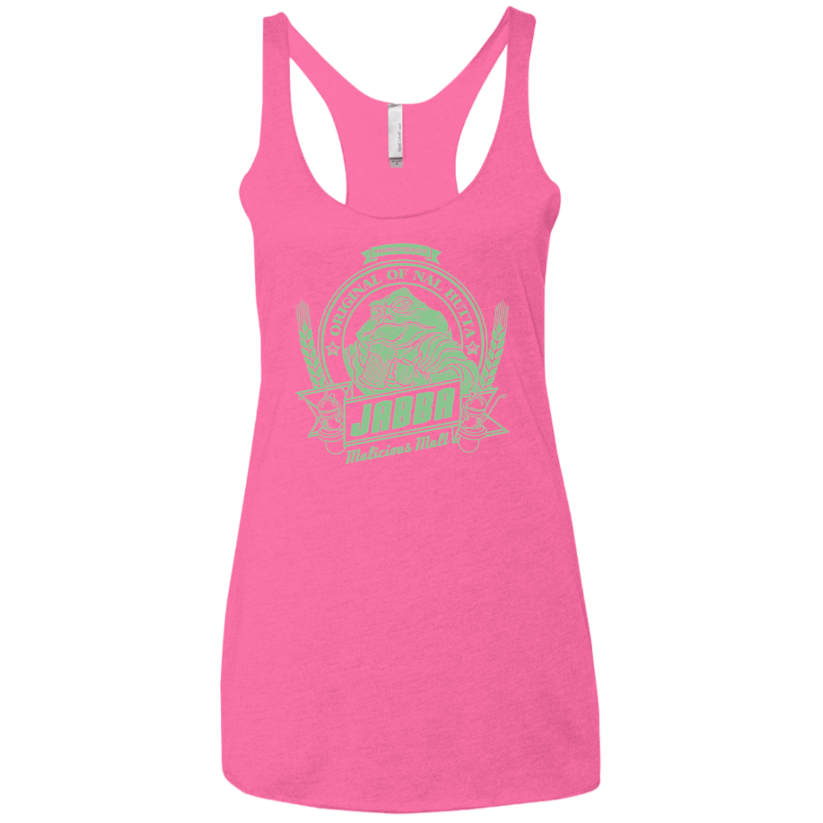 T-Shirts Vintage Pink / X-Small Jabba Malt Women's Triblend Racerback Tank