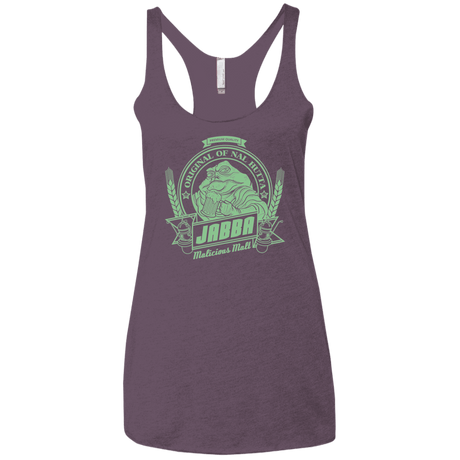 T-Shirts Vintage Purple / X-Small Jabba Malt Women's Triblend Racerback Tank