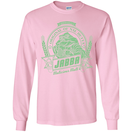 T-Shirts Light Pink / YS Jabba Malt Youth Long Sleeve T-Shirt