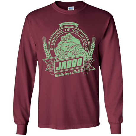 T-Shirts Maroon / YS Jabba Malt Youth Long Sleeve T-Shirt