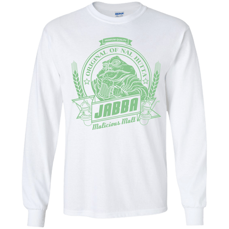 T-Shirts White / YS Jabba Malt Youth Long Sleeve T-Shirt
