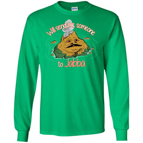 T-Shirts Irish Green / S Jabba Men's Long Sleeve T-Shirt