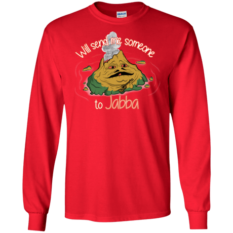 T-Shirts Red / S Jabba Men's Long Sleeve T-Shirt