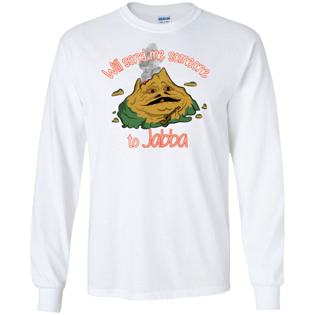 T-Shirts White / S Jabba Men's Long Sleeve T-Shirt