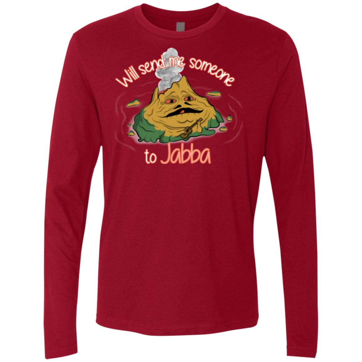 T-Shirts Cardinal / S Jabba Men's Premium Long Sleeve