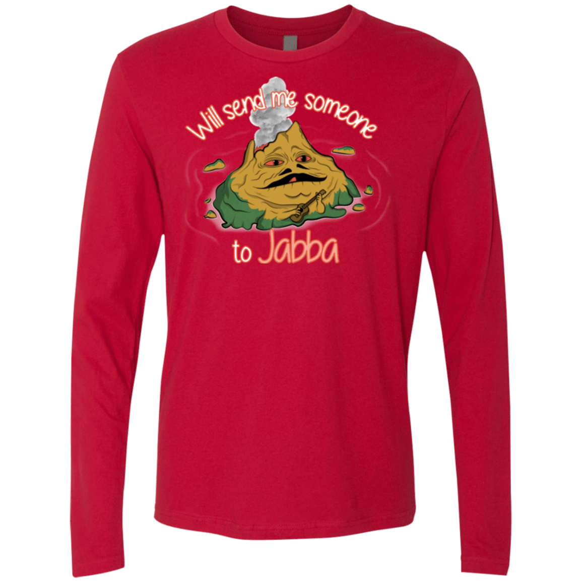 T-Shirts Red / S Jabba Men's Premium Long Sleeve