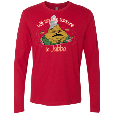 T-Shirts Red / S Jabba Men's Premium Long Sleeve