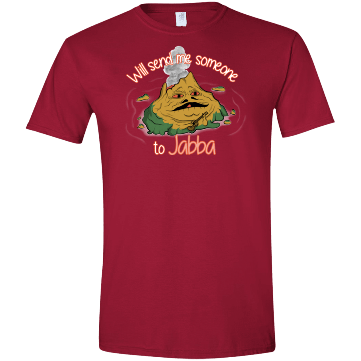 T-Shirts Cardinal Red / S Jabba Men's Semi-Fitted Softstyle