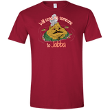 T-Shirts Cardinal Red / S Jabba Men's Semi-Fitted Softstyle