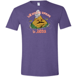 T-Shirts Heather Purple / S Jabba Men's Semi-Fitted Softstyle