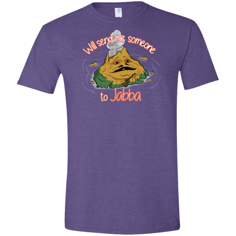T-Shirts Heather Purple / S Jabba Men's Semi-Fitted Softstyle