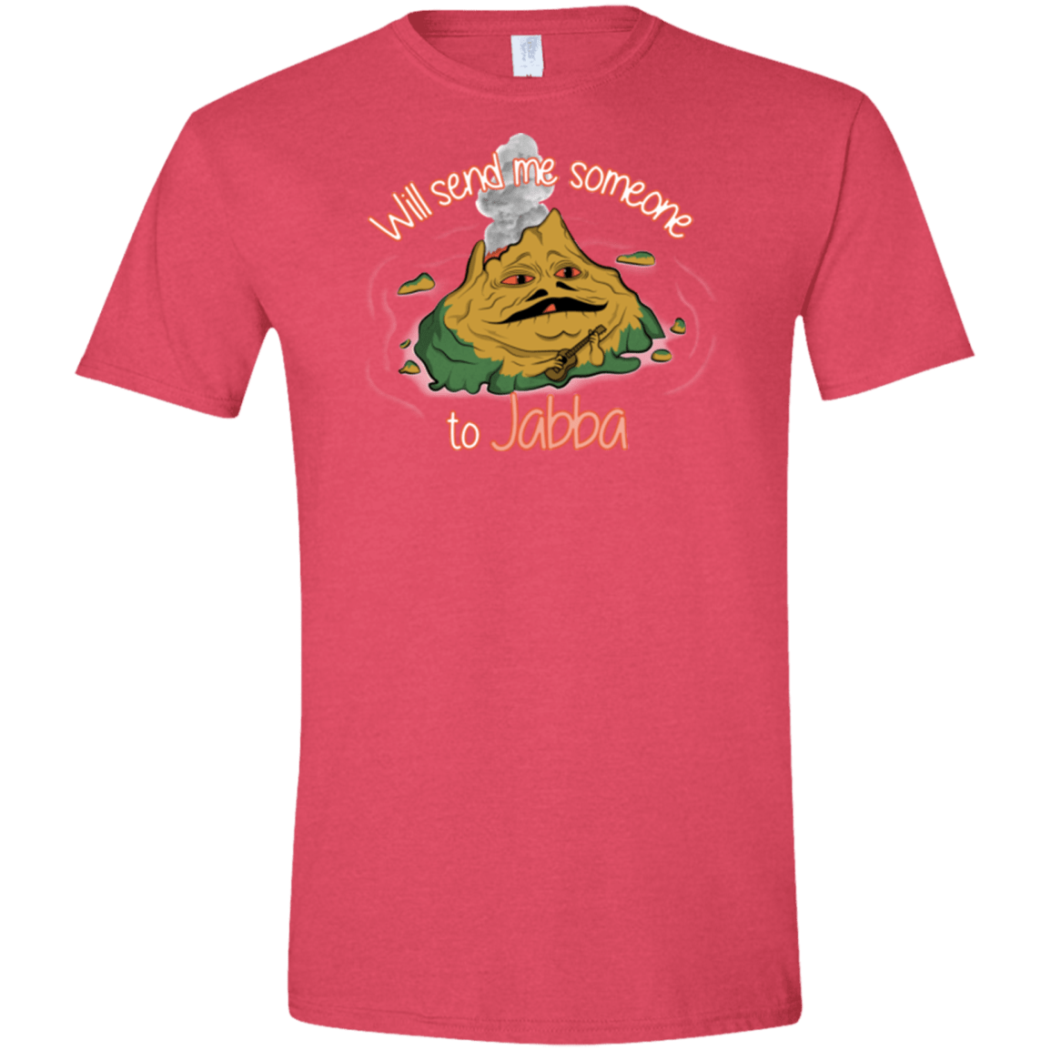 T-Shirts Heather Red / S Jabba Men's Semi-Fitted Softstyle