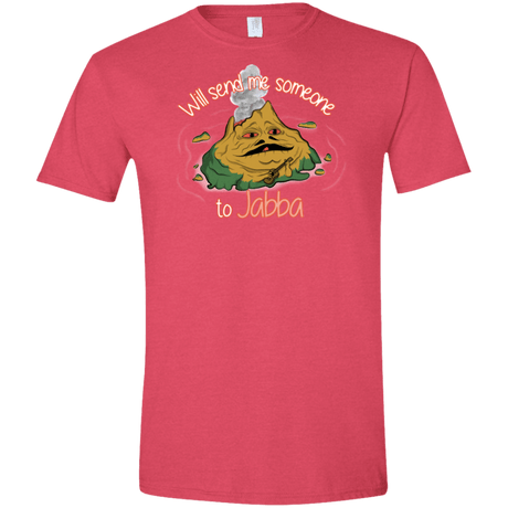 T-Shirts Heather Red / S Jabba Men's Semi-Fitted Softstyle