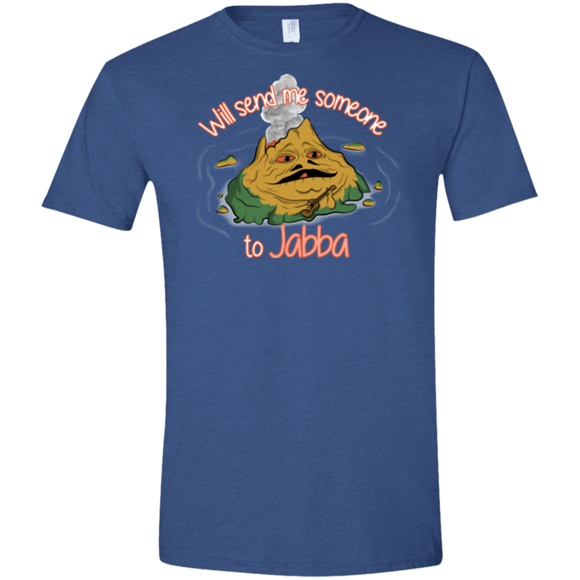 T-Shirts Heather Royal / X-Small Jabba Men's Semi-Fitted Softstyle