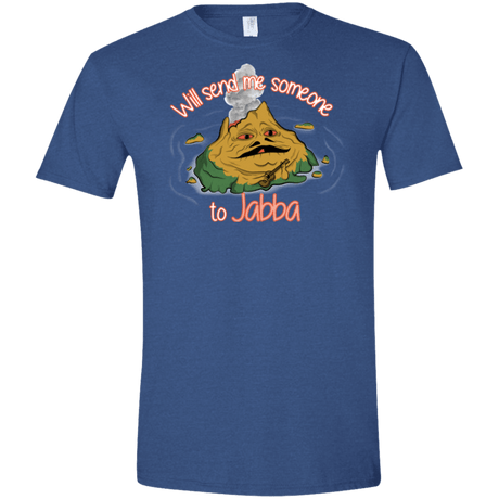 T-Shirts Heather Royal / X-Small Jabba Men's Semi-Fitted Softstyle