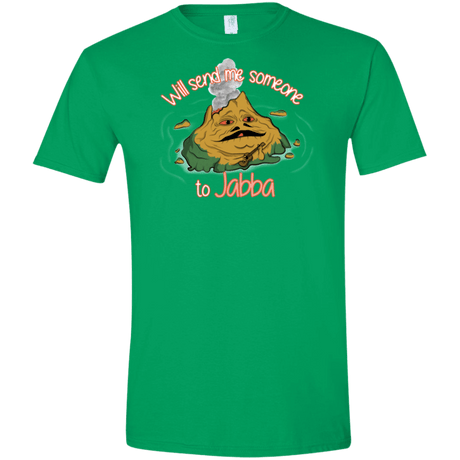 T-Shirts Irish Green / S Jabba Men's Semi-Fitted Softstyle