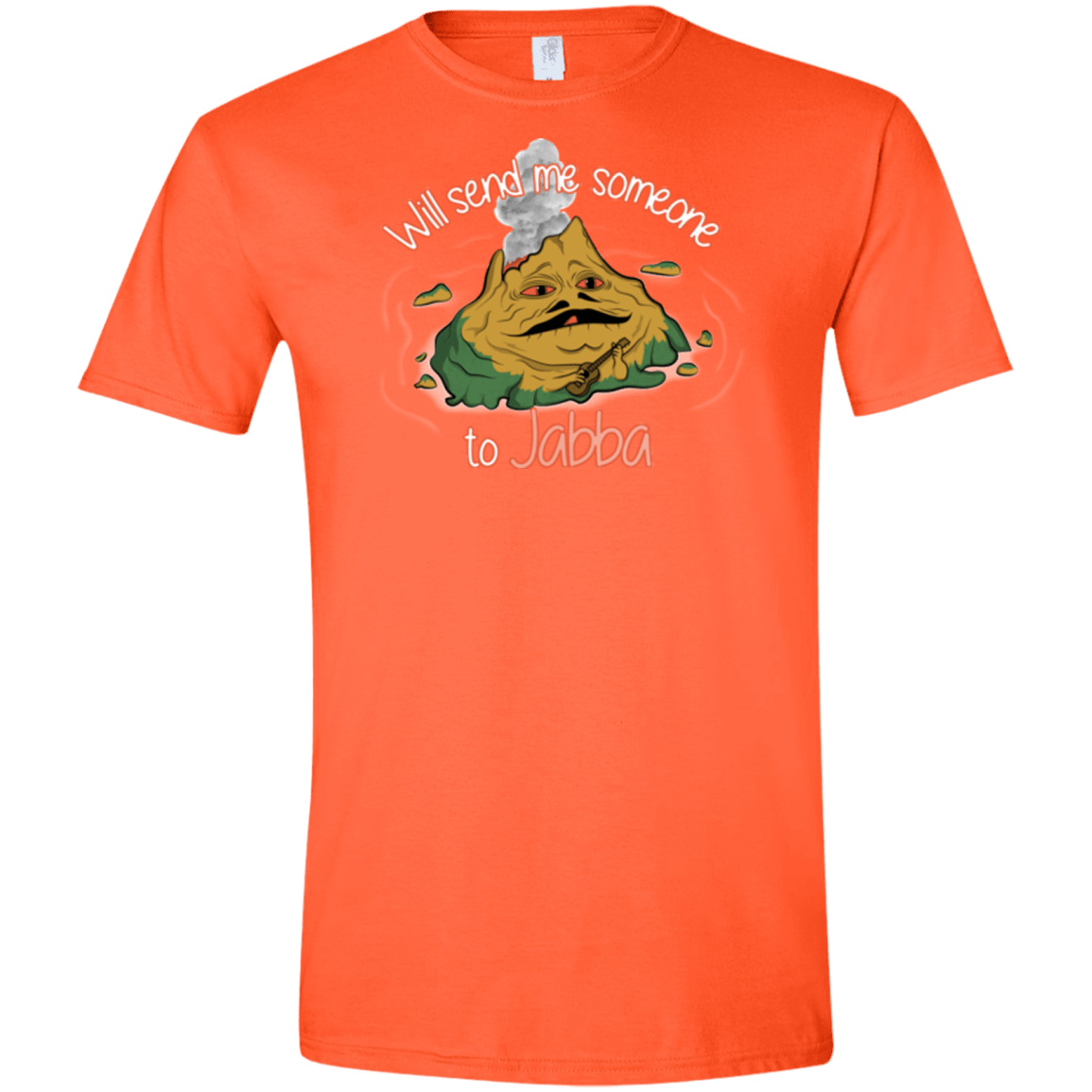 T-Shirts Orange / S Jabba Men's Semi-Fitted Softstyle