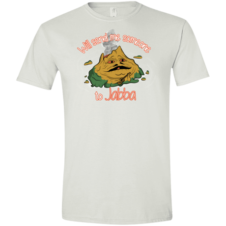 T-Shirts White / X-Small Jabba Men's Semi-Fitted Softstyle