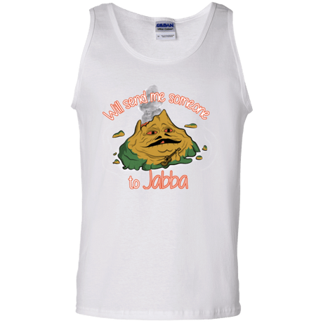 T-Shirts White / S Jabba Men's Tank Top