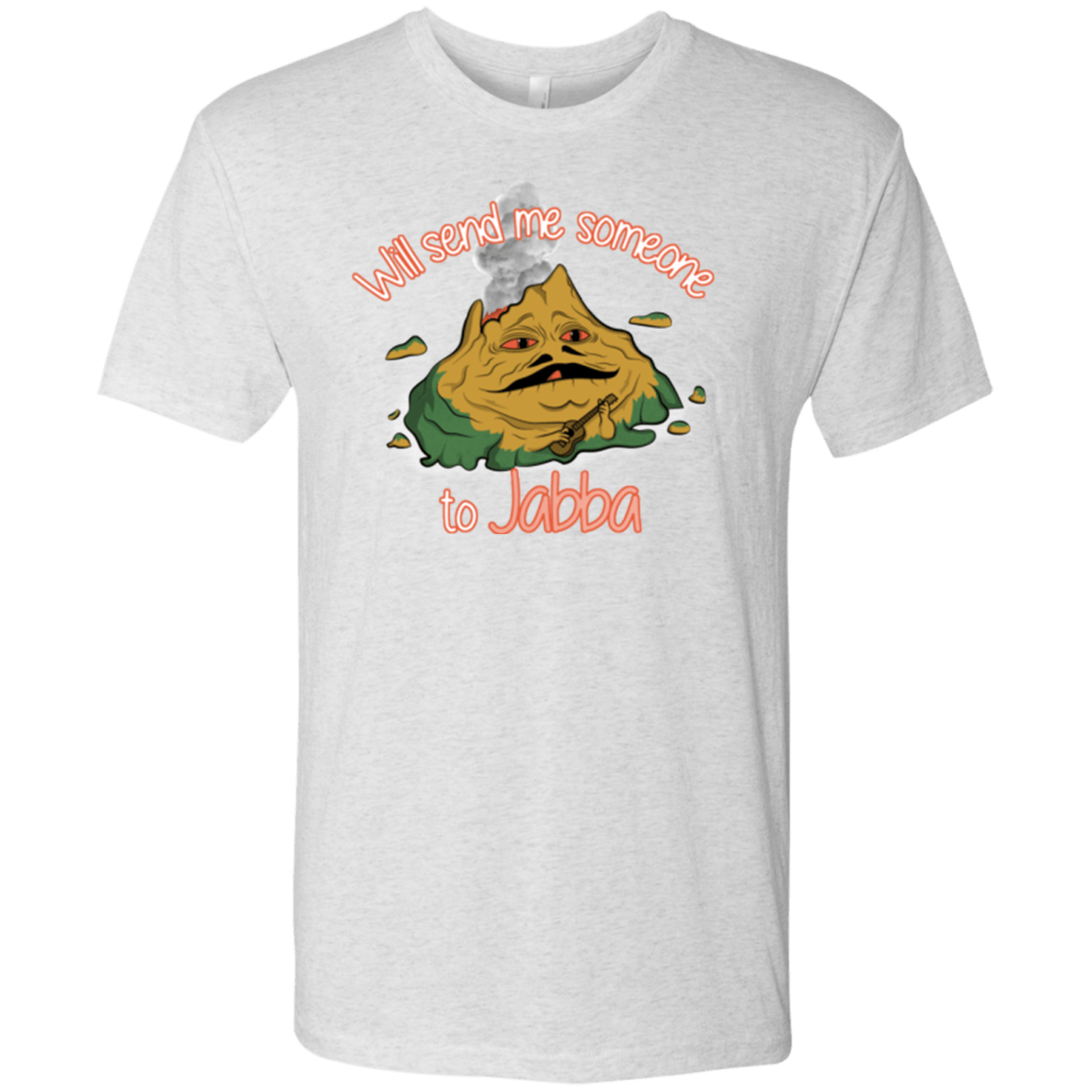 T-Shirts Heather White / S Jabba Men's Triblend T-Shirt