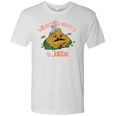 T-Shirts Heather White / S Jabba Men's Triblend T-Shirt