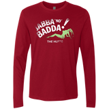 T-Shirts Cardinal / Small Jabba No Badda Men's Premium Long Sleeve