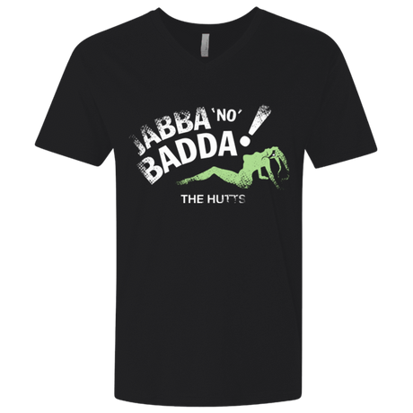 T-Shirts Black / X-Small Jabba No Badda Men's Premium V-Neck