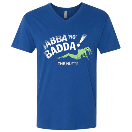 T-Shirts Royal / X-Small Jabba No Badda Men's Premium V-Neck