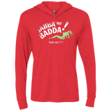 T-Shirts Vintage Red / X-Small Jabba No Badda Triblend Long Sleeve Hoodie Tee