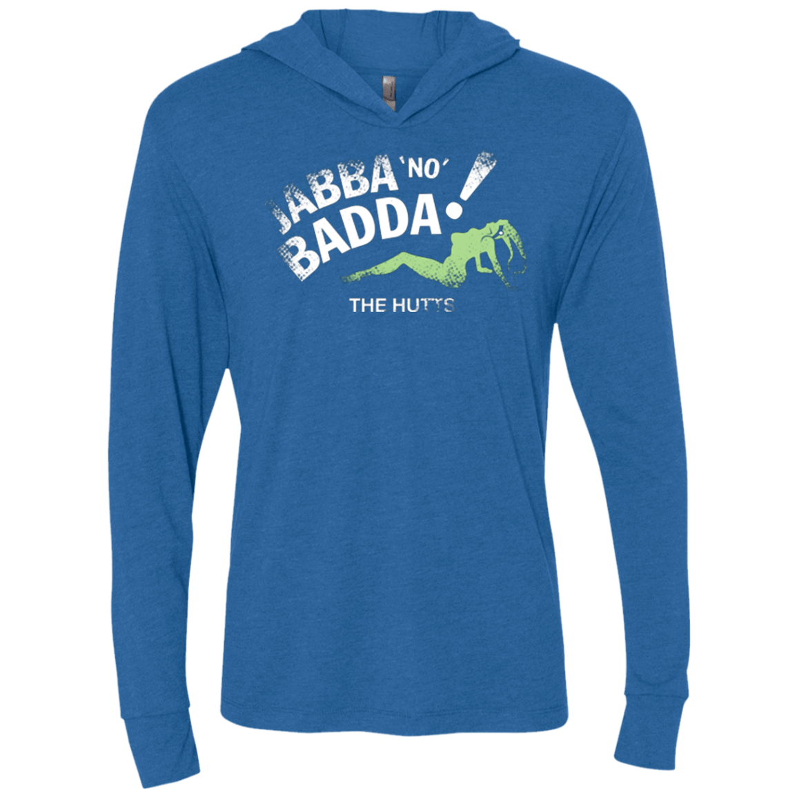 T-Shirts Vintage Royal / X-Small Jabba No Badda Triblend Long Sleeve Hoodie Tee