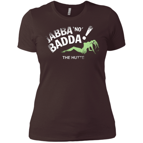 T-Shirts Dark Chocolate / X-Small Jabba No Badda Women's Premium T-Shirt