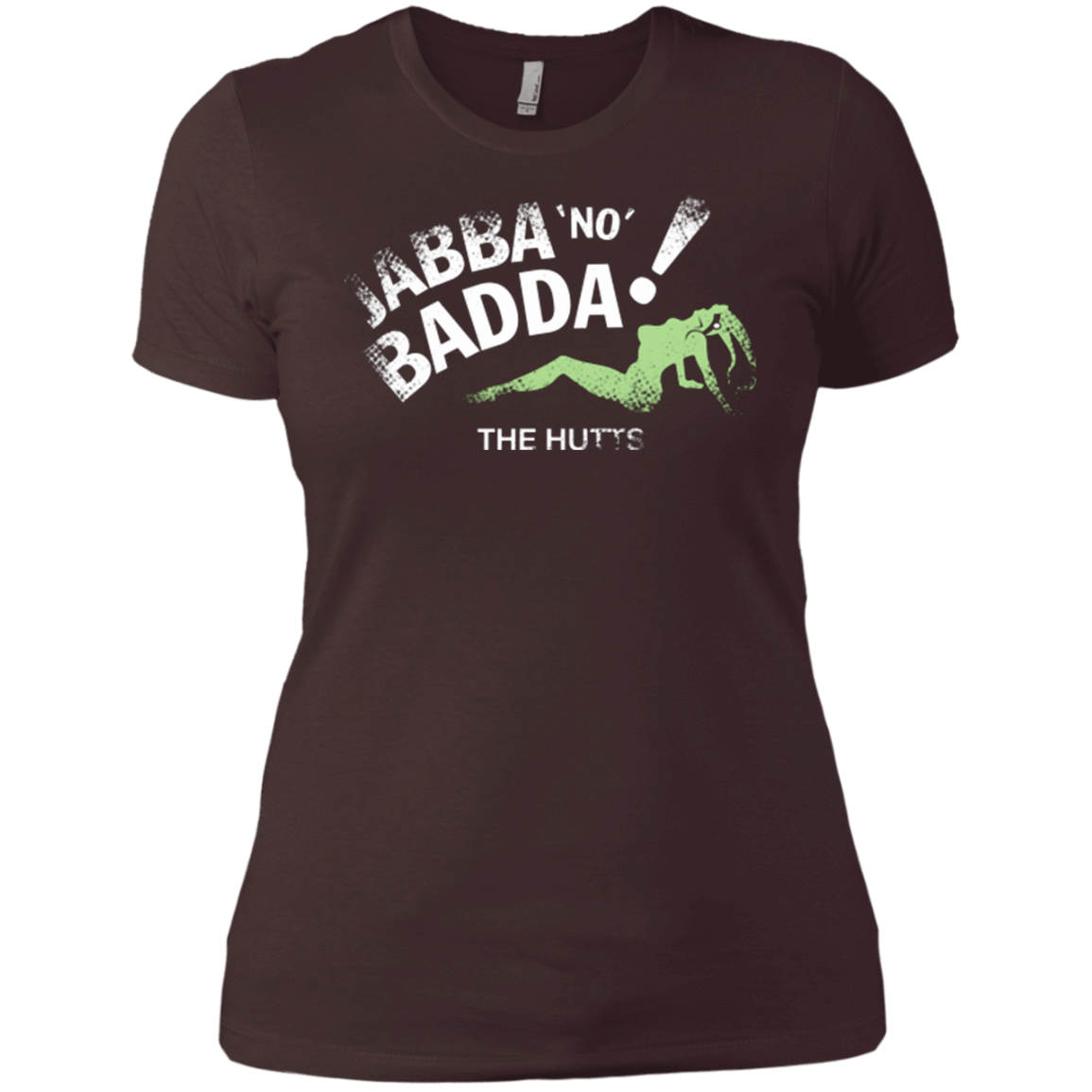 T-Shirts Dark Chocolate / X-Small Jabba No Badda Women's Premium T-Shirt