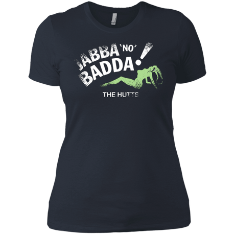 T-Shirts Indigo / X-Small Jabba No Badda Women's Premium T-Shirt