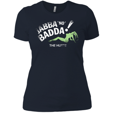 T-Shirts Midnight Navy / X-Small Jabba No Badda Women's Premium T-Shirt