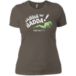 T-Shirts Warm Grey / X-Small Jabba No Badda Women's Premium T-Shirt