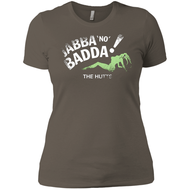 T-Shirts Warm Grey / X-Small Jabba No Badda Women's Premium T-Shirt