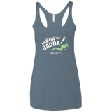 Jabba No Badda Women's Triblend Racerback Tank