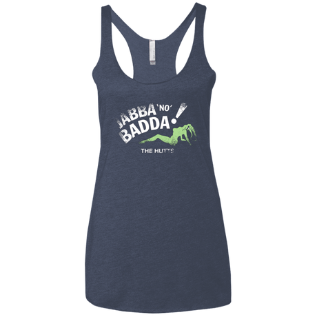T-Shirts Vintage Navy / X-Small Jabba No Badda Women's Triblend Racerback Tank