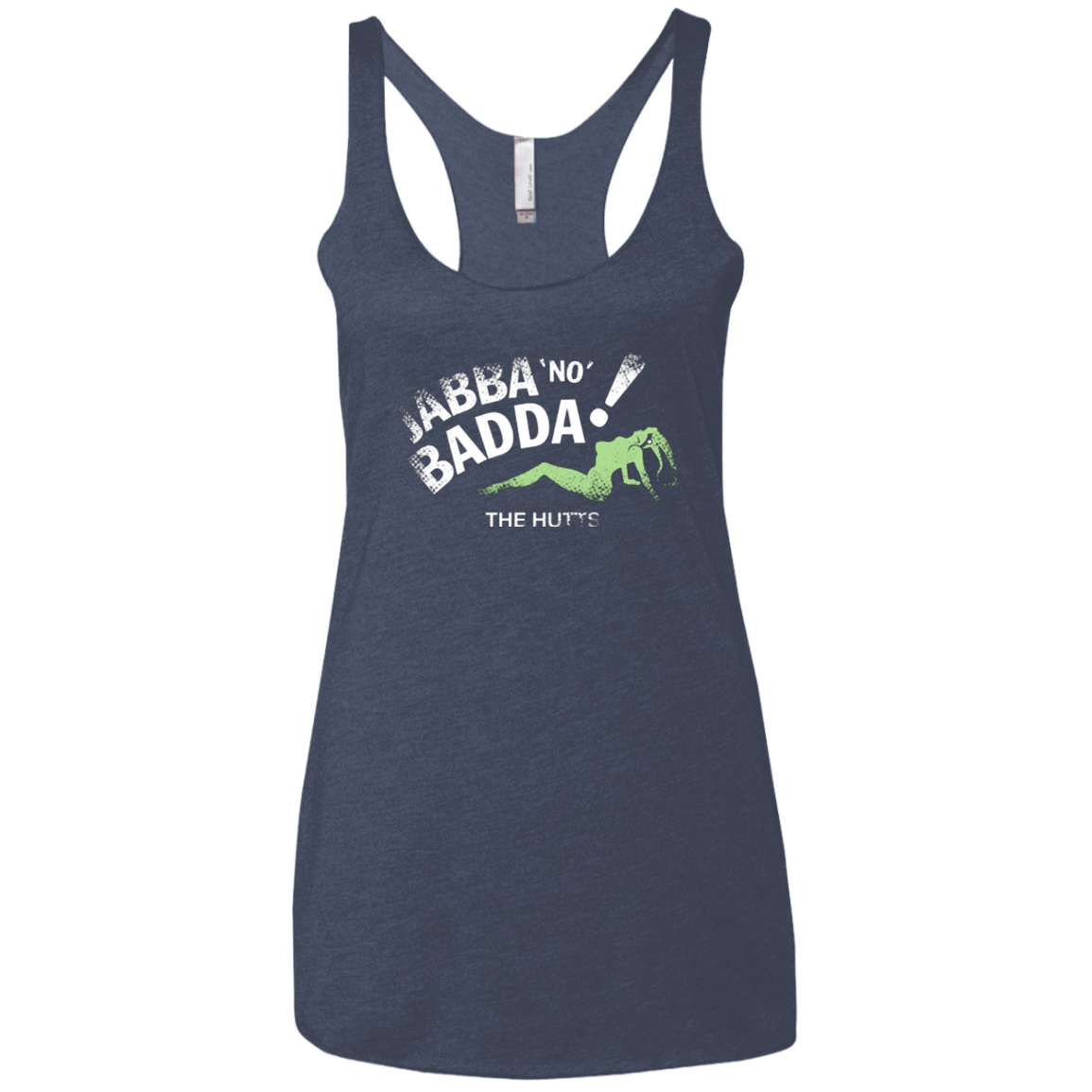 T-Shirts Vintage Navy / X-Small Jabba No Badda Women's Triblend Racerback Tank