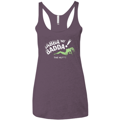 T-Shirts Vintage Purple / X-Small Jabba No Badda Women's Triblend Racerback Tank